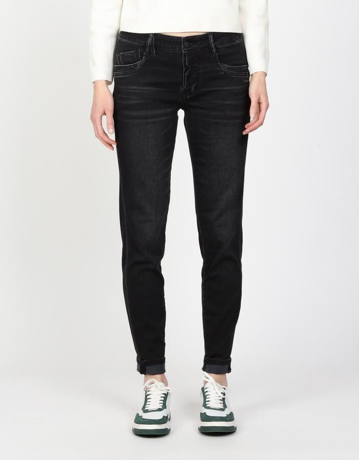 GANG Relax fit jeans 94GERDA met een bijzondere structuur - Foto 6