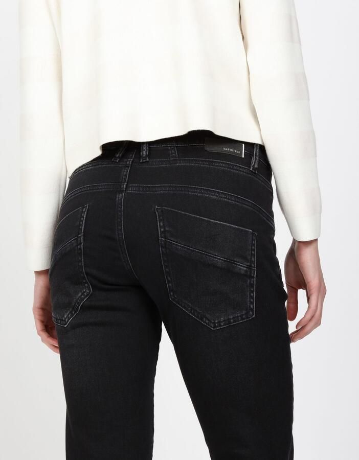 GANG Relax fit jeans 94GERDA met een bijzondere structuur - Foto 2