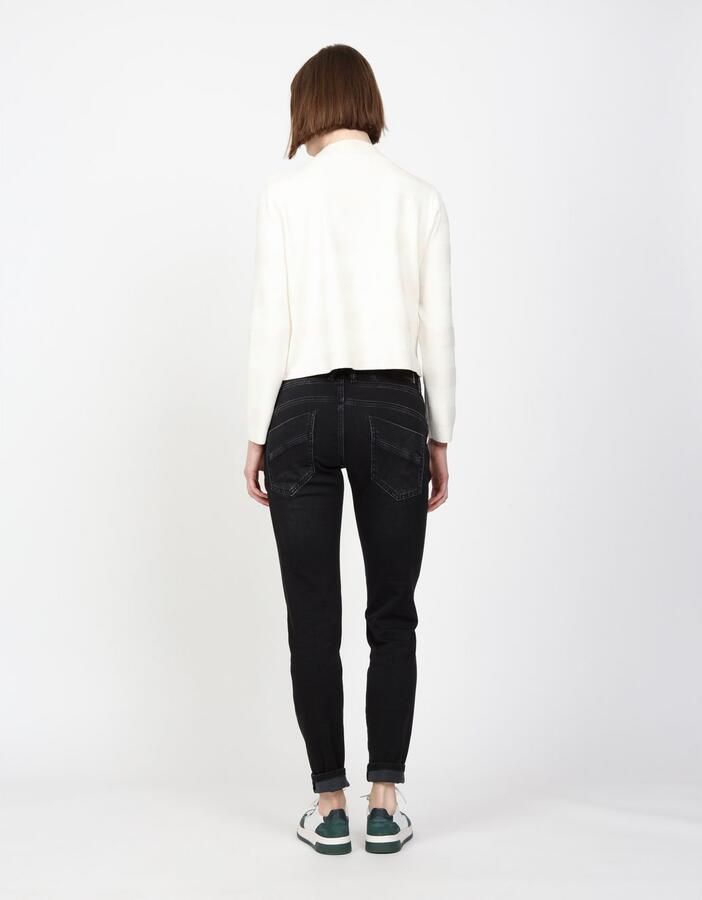 GANG Relax fit jeans 94GERDA met een bijzondere structuur - Foto 5