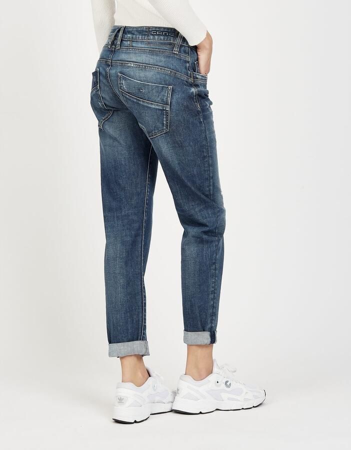 GANG Relax fit jeans 94GERDA met een bijzondere structuur - Foto 2