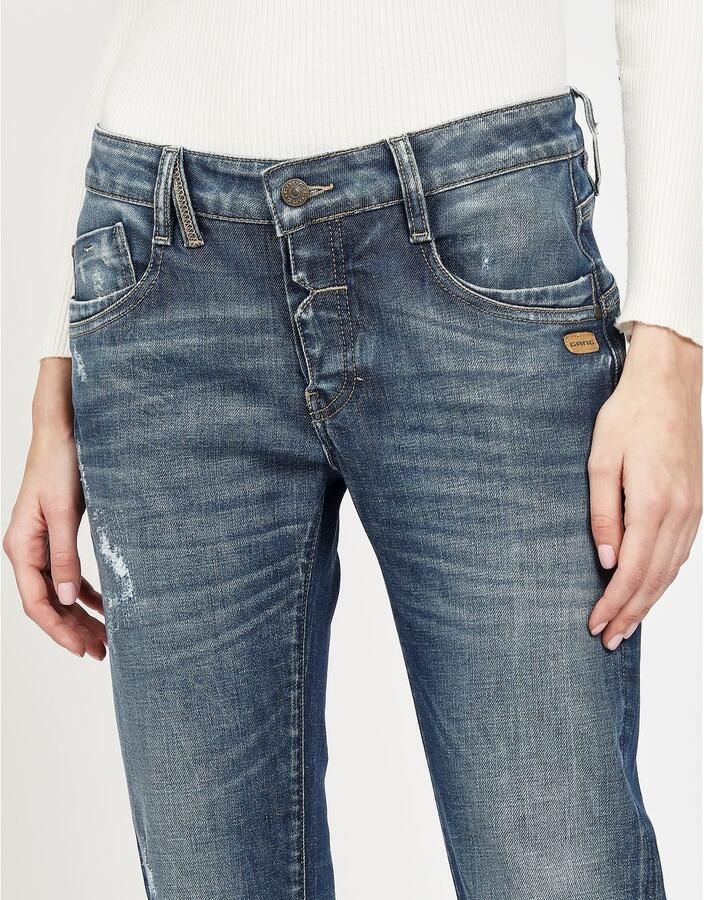 GANG Relax fit jeans 94GERDA met een bijzondere structuur