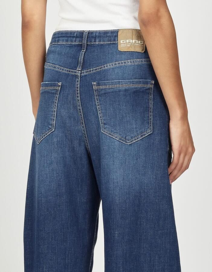 GANG Relax fit jeans 94ODINA O-vorm met opgestikte zakken - Foto 2
