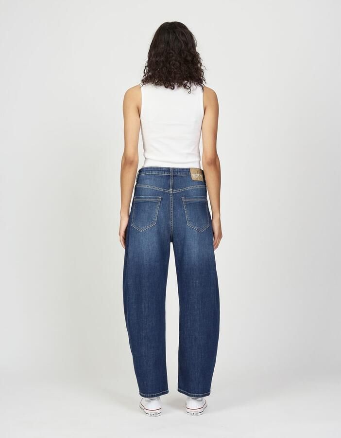 GANG Relax fit jeans 94ODINA O-vorm met opgestikte zakken - Foto 5