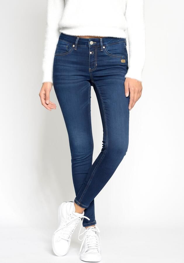GANG Skinny fit jeans 94LAYLA met used-effecten - Foto 6