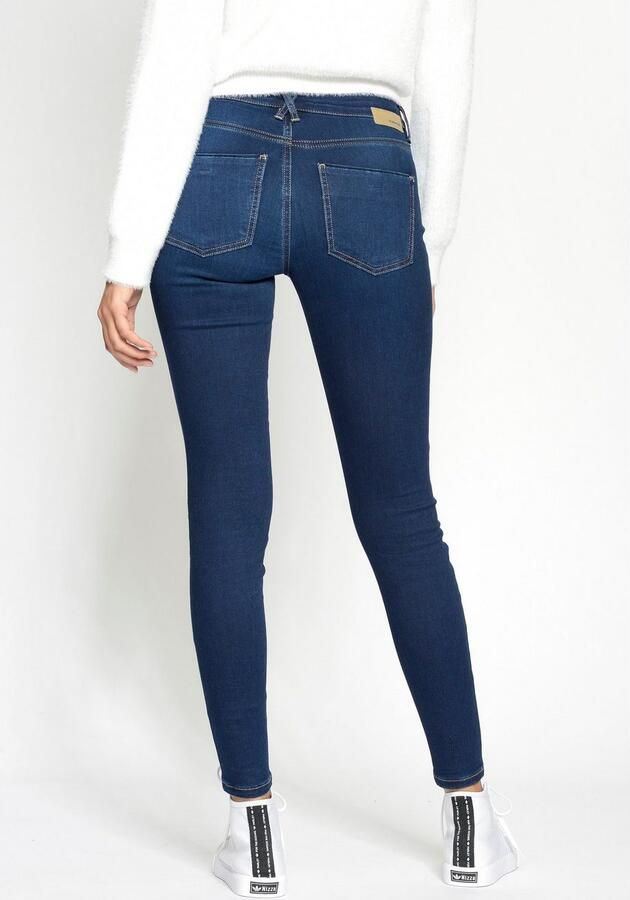 GANG Skinny fit jeans 94LAYLA met used-effecten - Foto 4