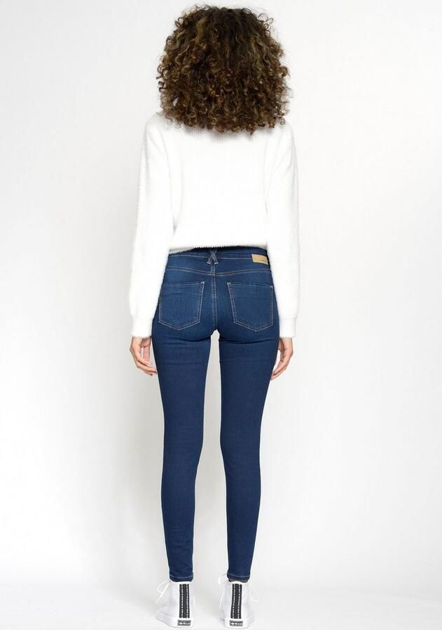 GANG Skinny fit jeans 94LAYLA met used-effecten - Foto 3