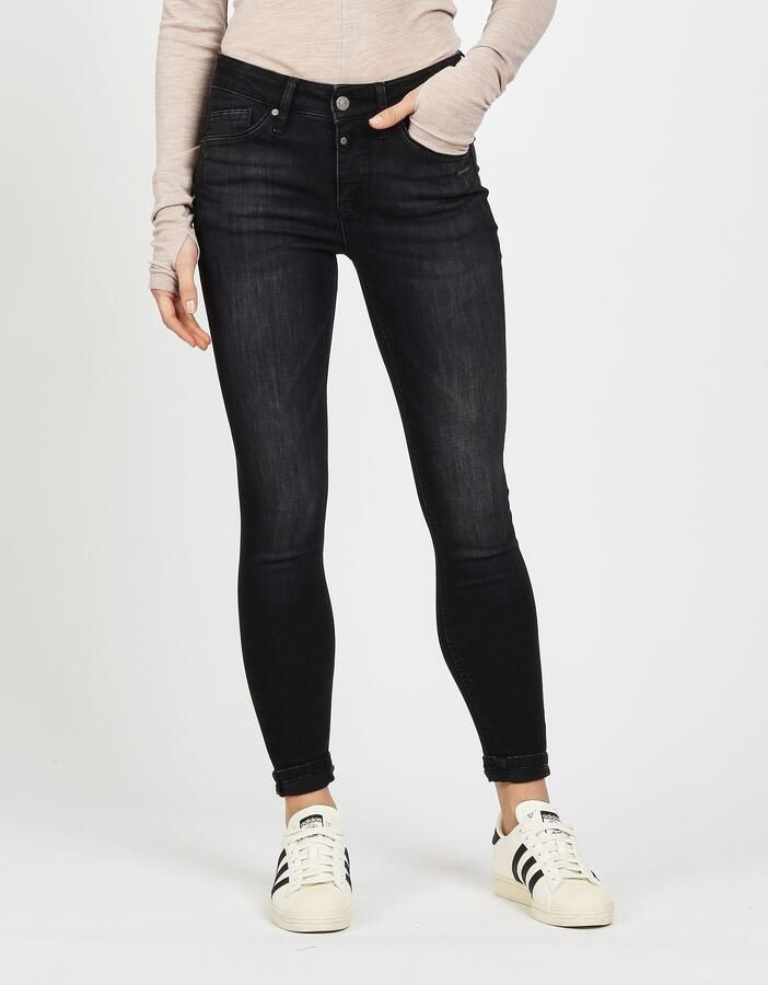 GANG Skinny fit jeans 94LAYLA met used-effecten - Foto 6