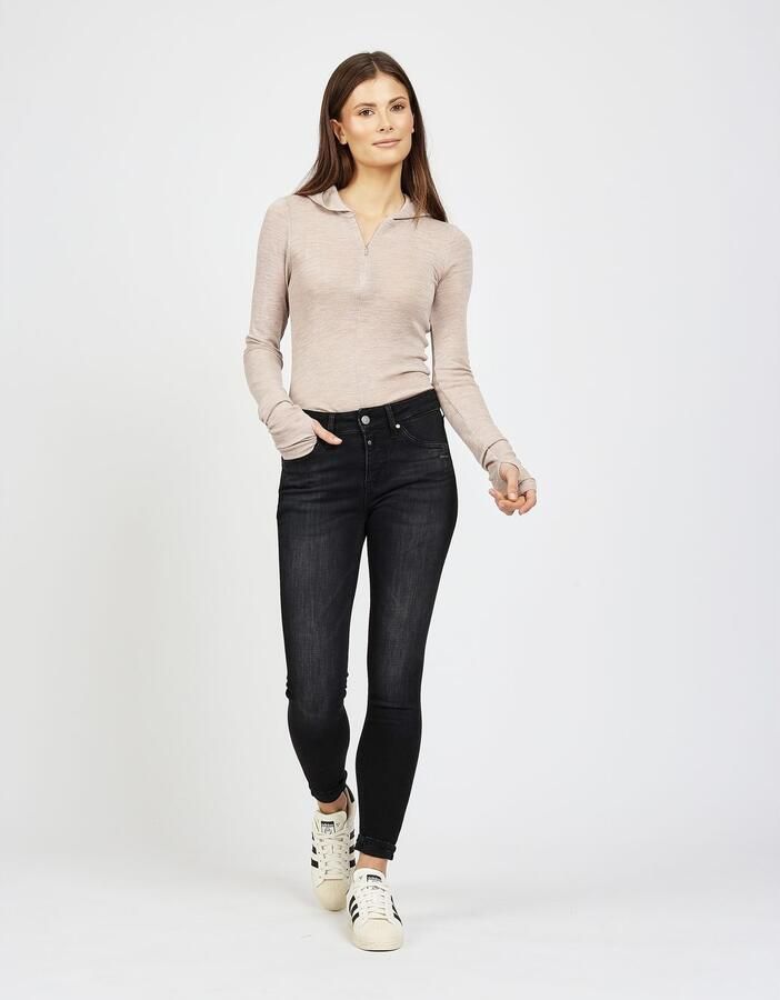 GANG Skinny fit jeans 94LAYLA met used-effecten - Foto 4