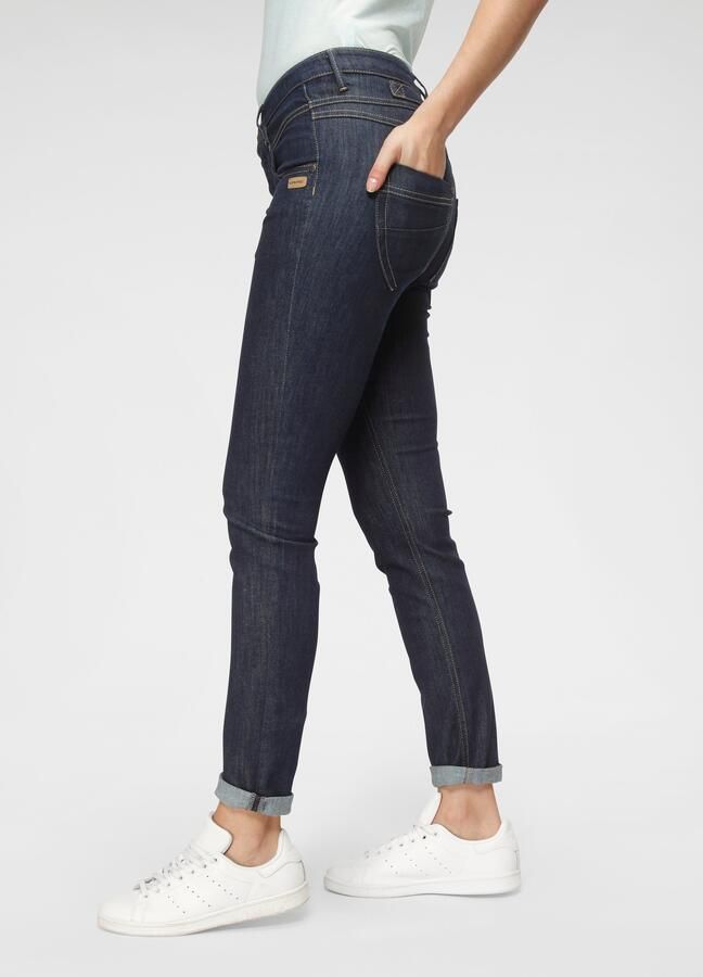 GANG Skinny fit jeans 94Medina met stijlvolle half open knoopsluiting - Foto 4