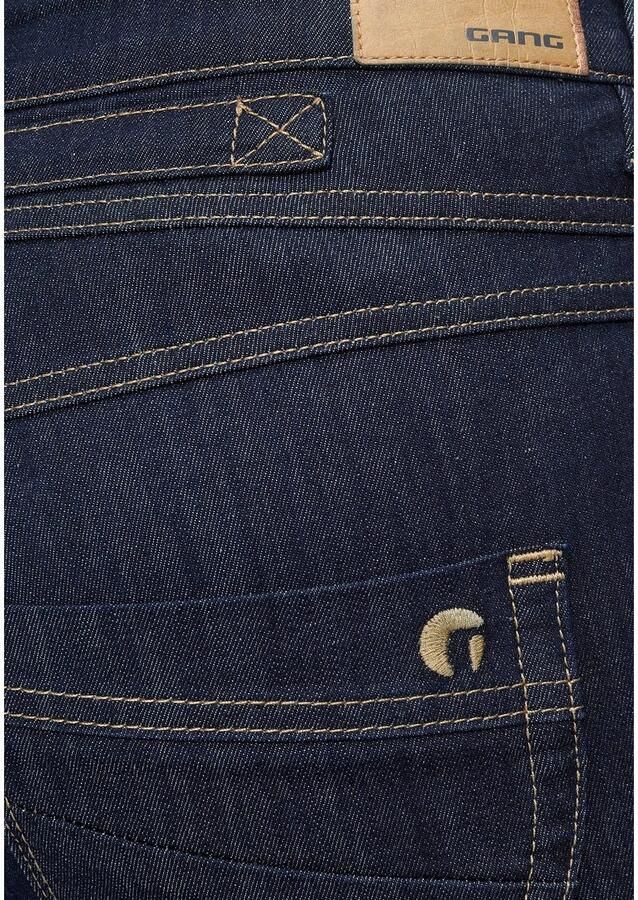 GANG Skinny fit jeans 94Medina met stijlvolle half open knoopsluiting