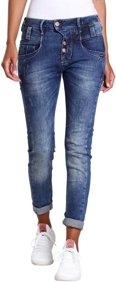 GANG Slim fit jeans 94Marge met bijzondere 4-knoopssluiting - Foto 5