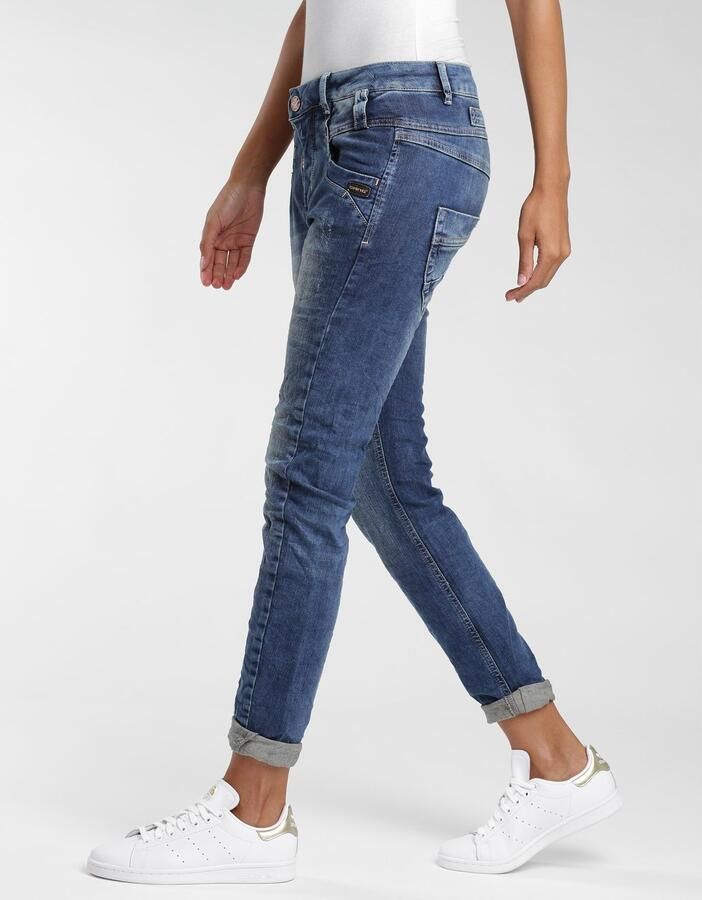 GANG Slim fit jeans 94Marge met bijzondere 4-knoopssluiting - Foto 2