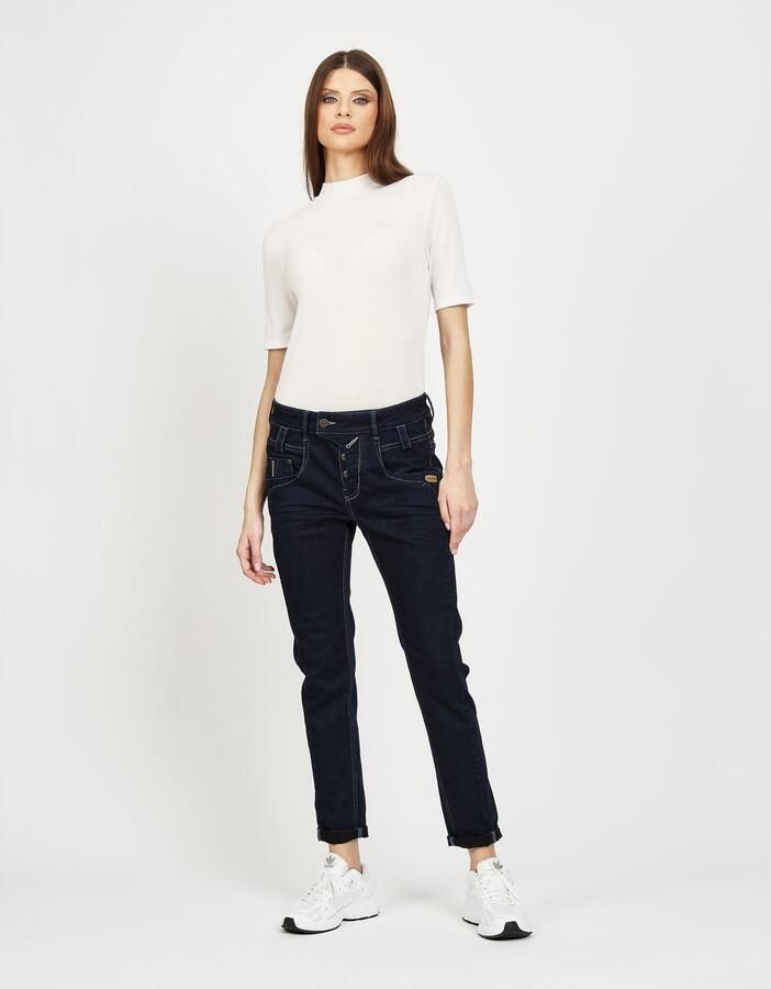 GANG Slim fit jeans 94Marge met bijzondere 4-knoopssluiting - Foto 3