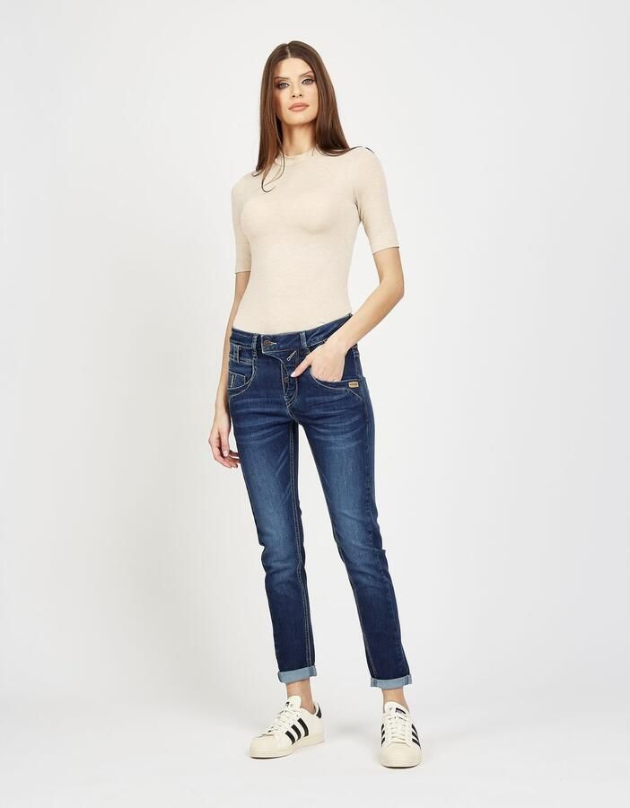 GANG Slim fit jeans 94Marge met bijzondere 4-knoopssluiting - Foto 4
