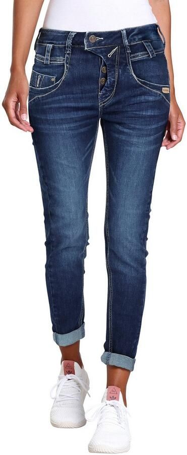 GANG Slim fit jeans 94Marge met bijzondere 4-knoopssluiting - Foto 10