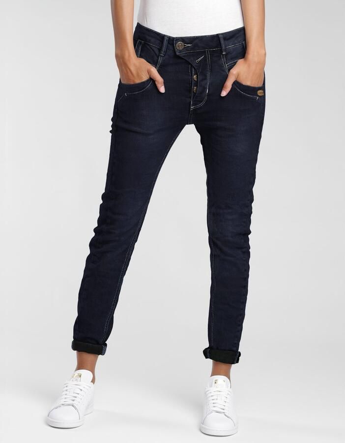 GANG Slim fit jeans 94Marge met bijzondere 4-knoopssluiting - Foto 5