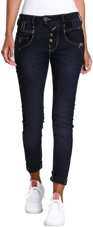 GANG Slim fit jeans 94Marge met bijzondere 4-knoopssluiting - Foto 10
