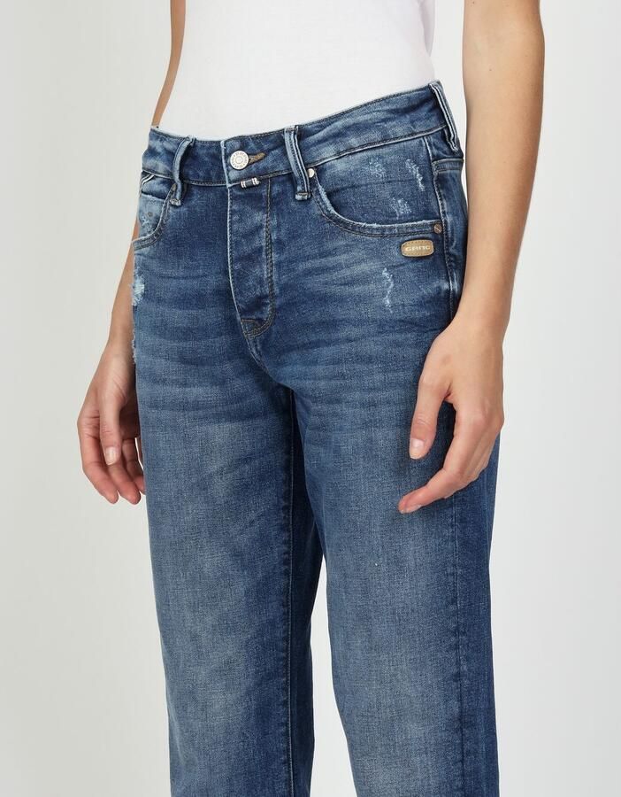 GANG Straight jeans 94Thelma met detail boven de muntzak