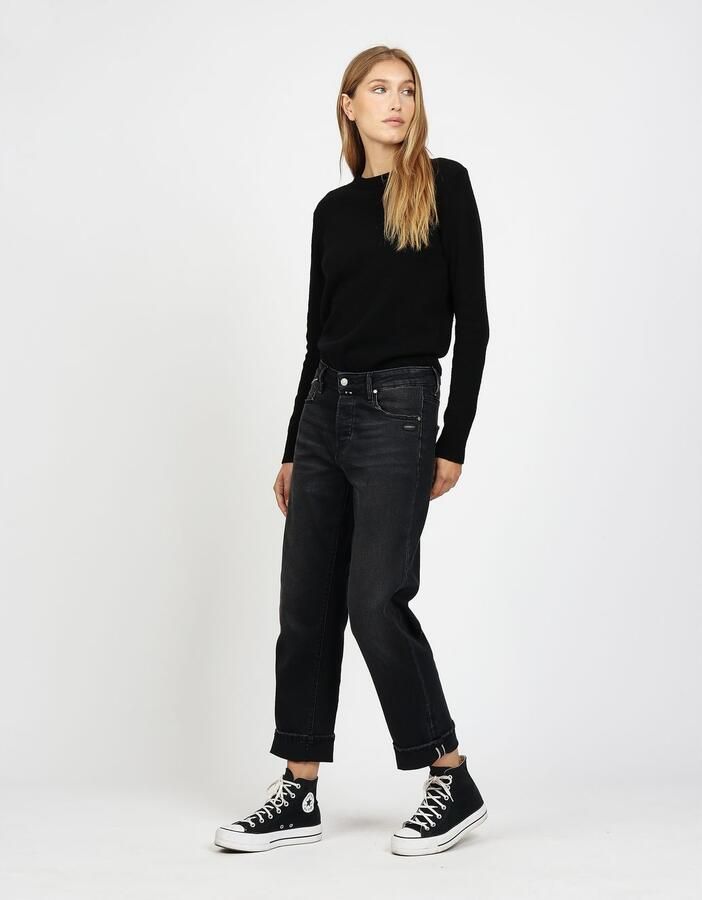 GANG Straight jeans 94Thelma met detail boven de muntzak - Foto 4