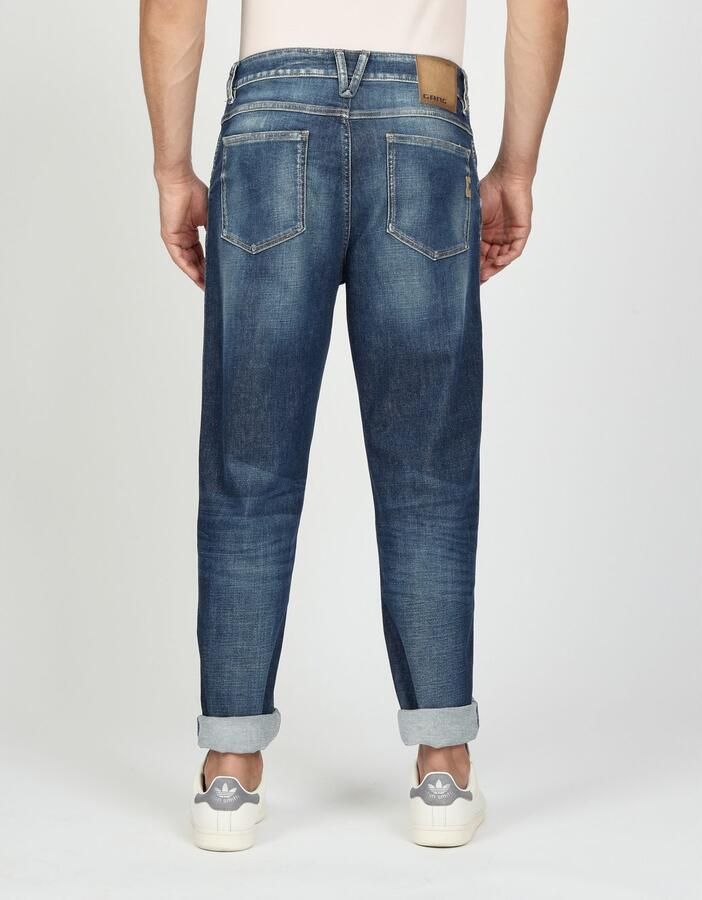GANG Stretch jeans 94MARCO in relaxte 5-pocket stijl met dubbele riemlus