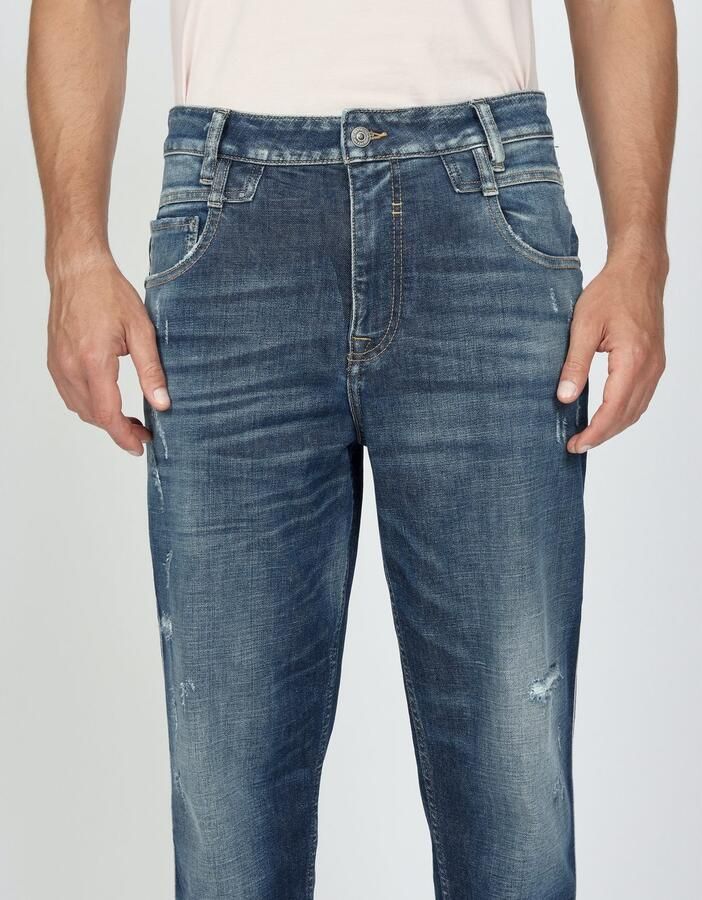 GANG Stretch jeans 94MARCO in relaxte 5-pocket stijl met dubbele riemlus - Foto 3