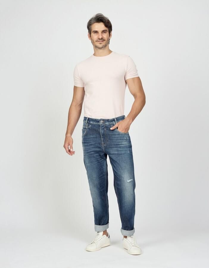 GANG Stretch jeans 94MARCO in relaxte 5-pocket stijl met dubbele riemlus - Foto 4