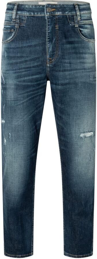 GANG Stretch jeans 94MARCO in relaxte 5-pocket stijl met dubbele riemlus - Foto 6
