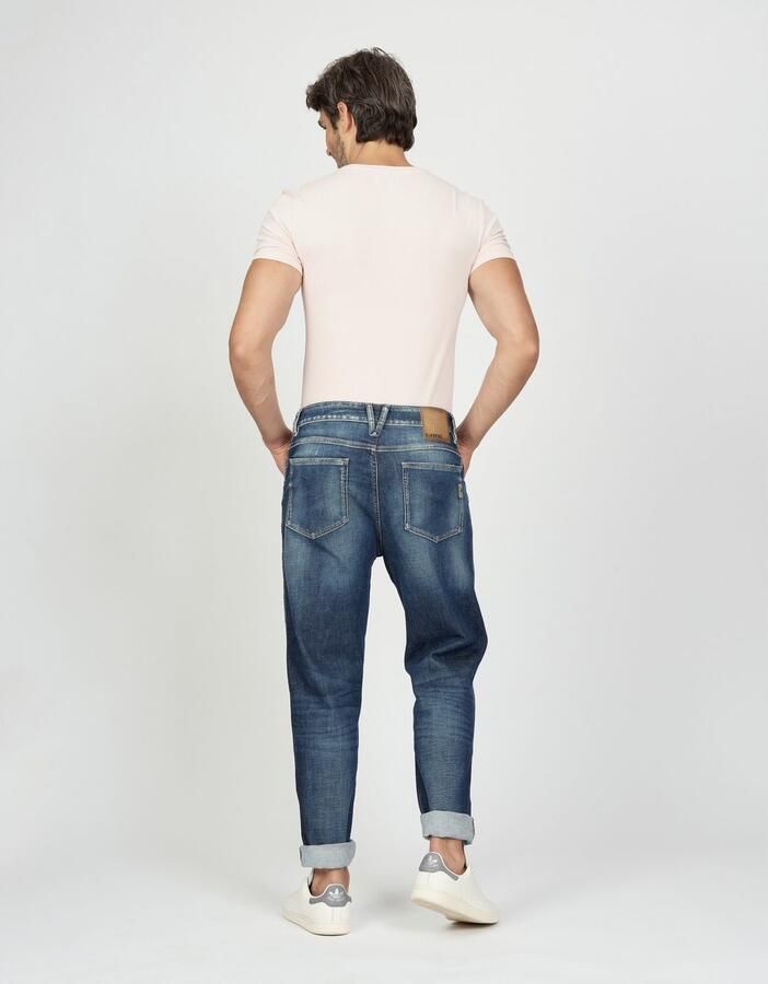 GANG Stretch jeans 94MARCO in relaxte 5-pocket stijl met dubbele riemlus - Foto 5
