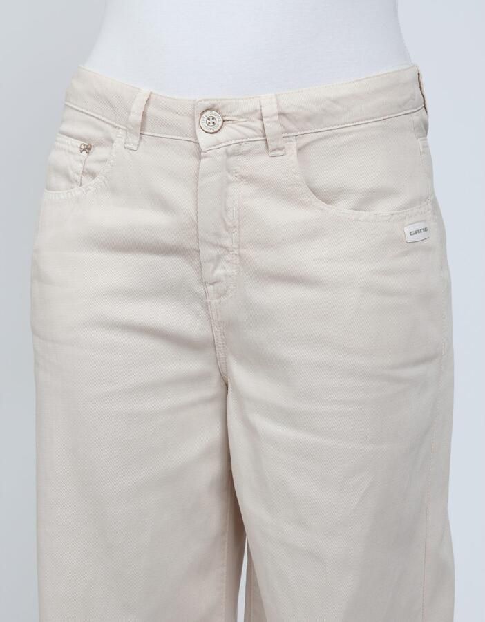 GANG Wijde jeans 94CARLOTTA wijde fit in palazzo-stijl tot op de grond - Foto 3