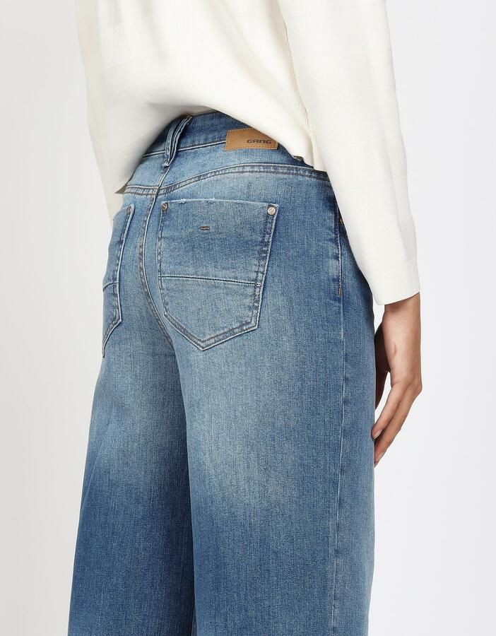 GANG Wijde jeans 94CARLOTTA wijde fit in palazzo-stijl tot op de grond - Foto 2