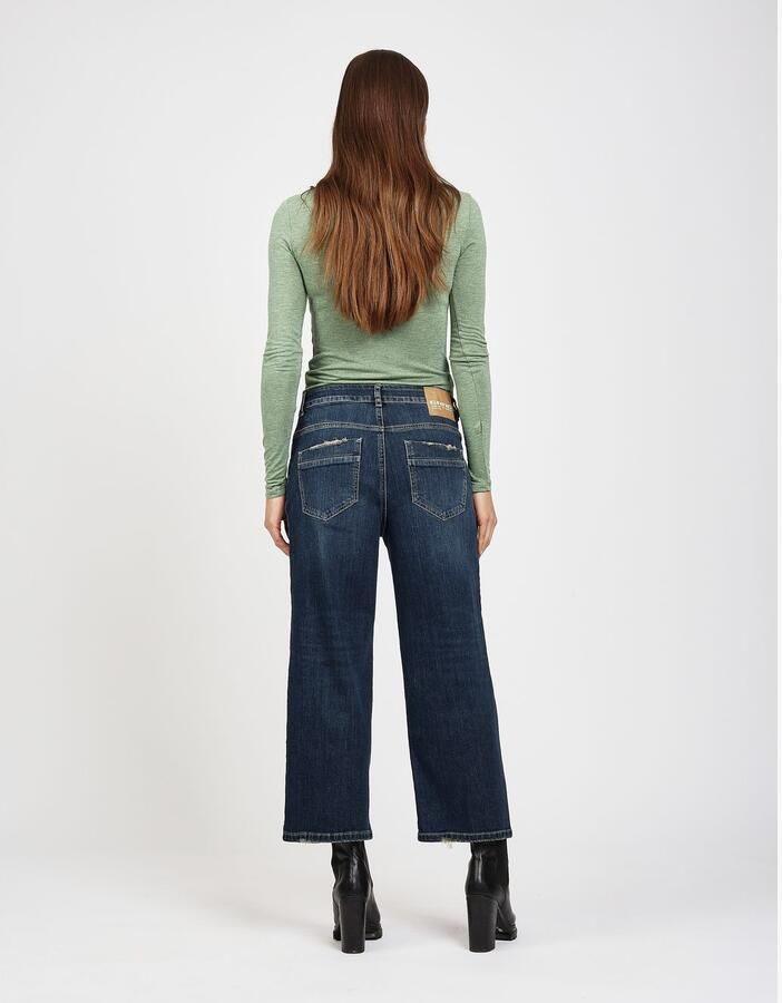 GANG Wijde jeans 94Carol in verkorte cropped vorm - Foto 5