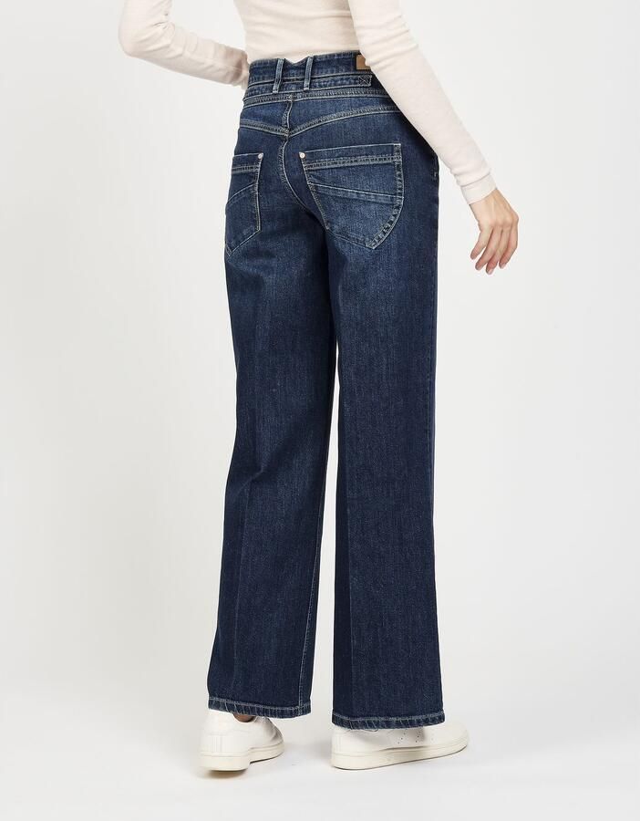 GANG Wijde jeans 94MEDINA WIDE met knoopsluiting gebaseerd op de amelie wide - Foto 8