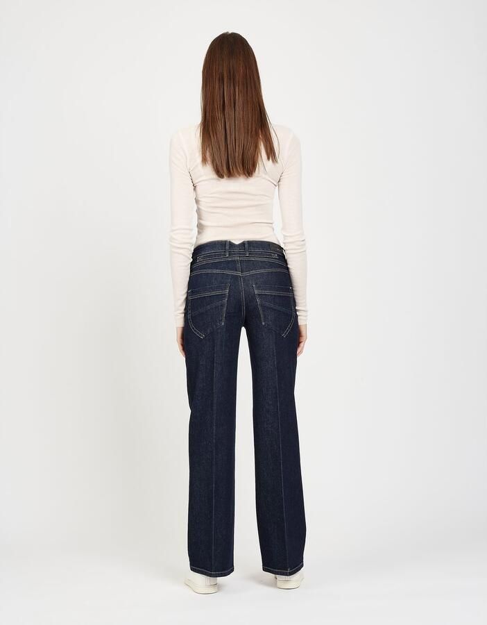 GANG Wijde jeans 94MEDINA WIDE met knoopsluiting gebaseerd op de amelie wide - Foto 4