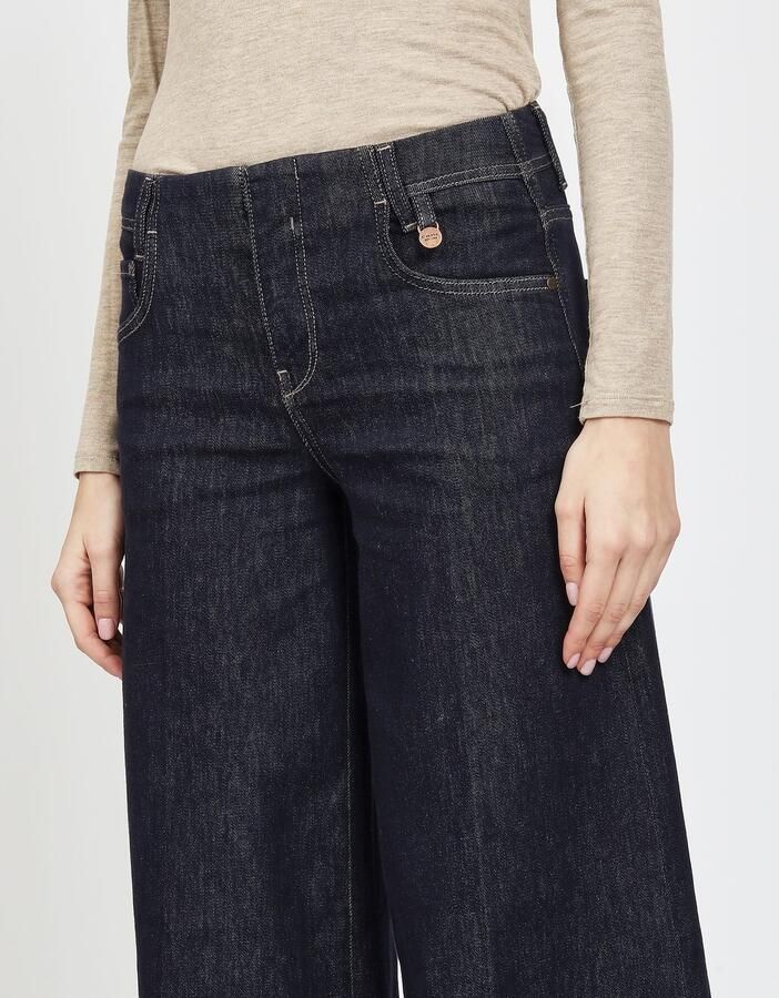 GANG Wijde jeans 94POPPY PALAZZO Hoge taille met haaksluiting - Foto 2