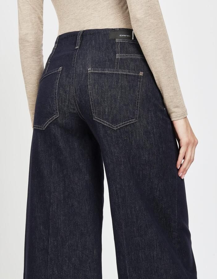 GANG Wijde jeans 94POPPY PALAZZO Hoge taille met haaksluiting - Foto 3