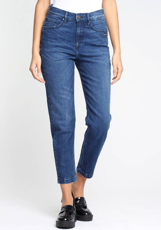 GANG Mom jeans 94GLORIA CROPPED met stretch voor een perfecte pasvorm