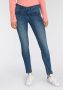 GANG Skinny fit jeans 94Medina met stijlvolle half open knoopsluiting - Thumbnail 1
