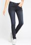 GANG Skinny fit jeans 94Nele met gekruiste riemlussen aan de voorkant van de tailleband - Thumbnail 1