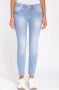 GANG Skinny fit jeans 94NELE X-CROPPED met driehoekige inzetstukken aan de zijkant voor een geweldig silhouet - Thumbnail 1