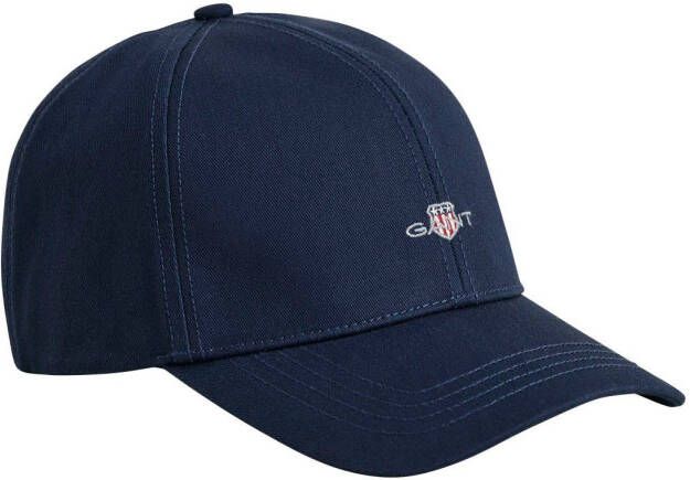 Gant Baseballpet met labelstitching model 'UNISEX SHIELD HIGH CAP'