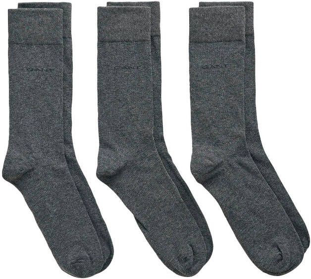 Gant Basic sokken SOFT COTTON SOCKS 3-PACK (set 3 paar 3)