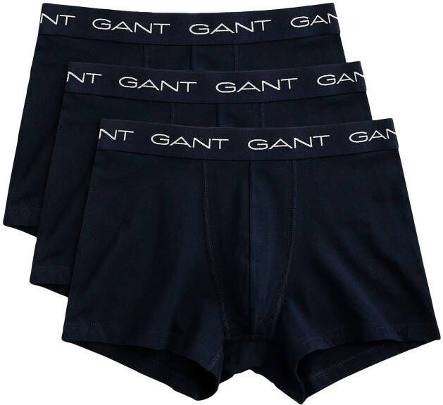 Gant Boxershort met elastische logoband (set 3 stuks 3)