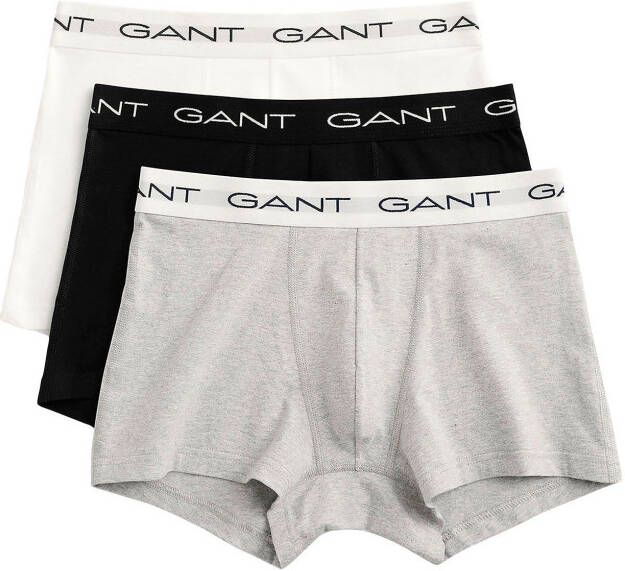 Gant Boxershort met elastische logoband (set 3 stuks 3)