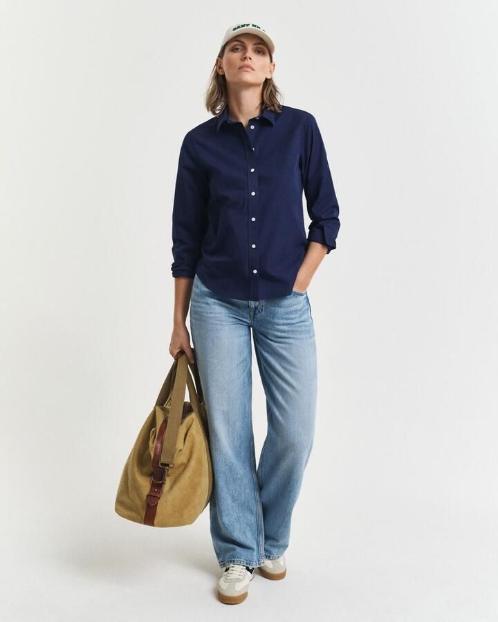Gant Blouse met lange mouwen REG POPLIN SHIRT - Foto 3