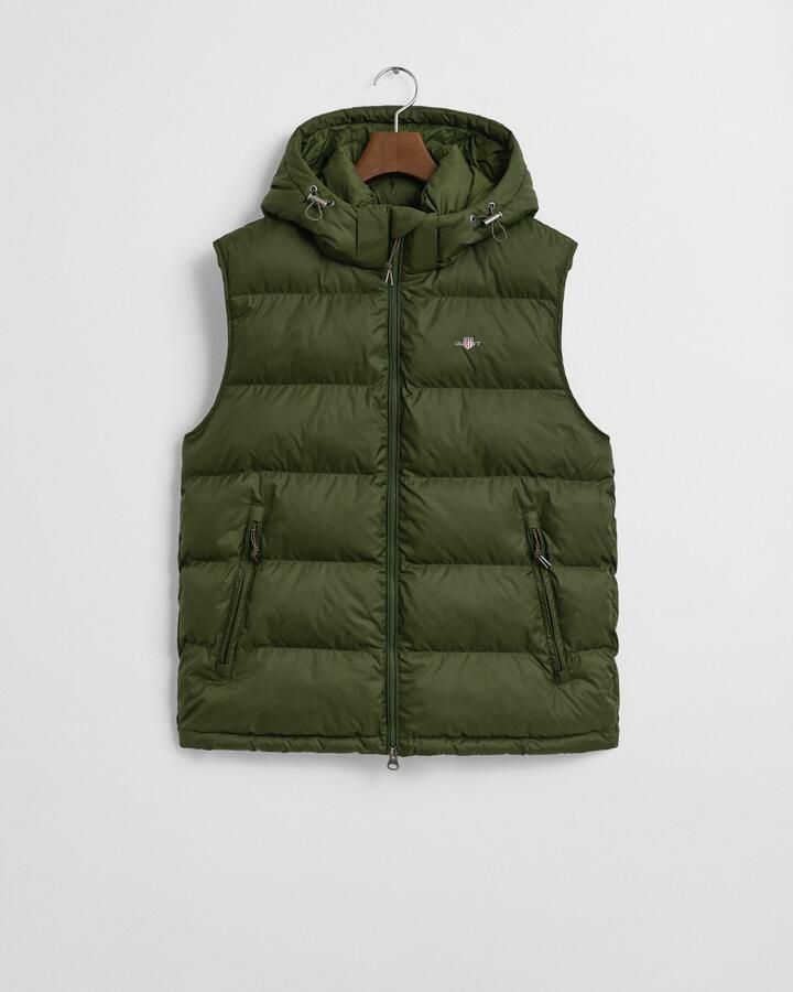 Gant Bodywarmer ACTIVE CLOUD met afneembare capuchon regular fit 2-weg ritssluiting