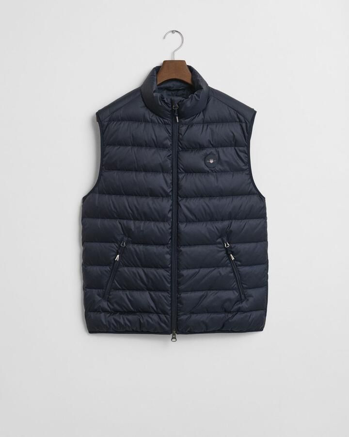 Gant Bodywarmer LIGHT DOWN VEST Opstaande kraag licht 2-weg ritssluiting - Foto 4