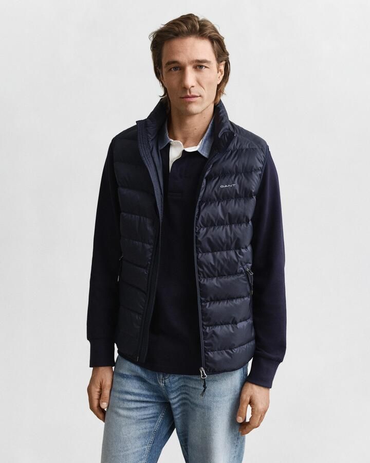 Gant Bodywarmer LIGHT DOWN VEST Opstaande kraag licht 2-weg ritssluiting - Foto 6