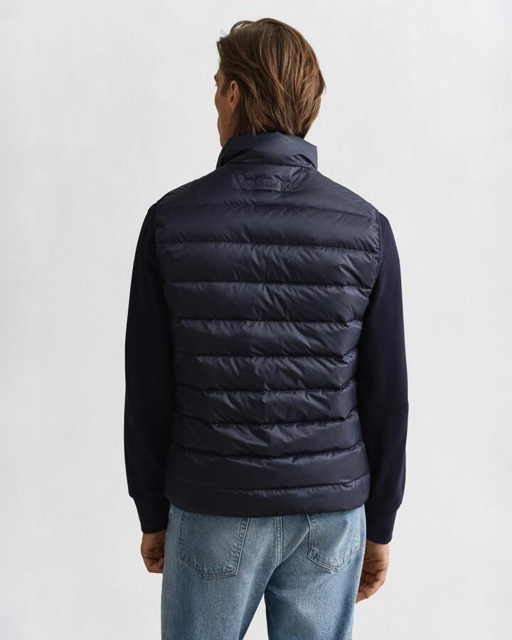 Gant Bodywarmer LIGHT DOWN VEST Opstaande kraag licht 2-weg ritssluiting - Foto 8