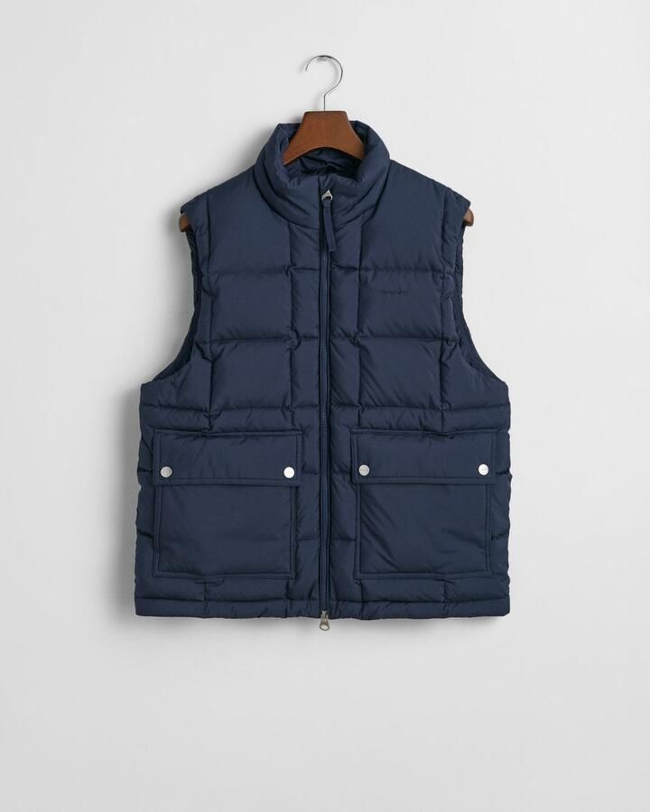 Gant Bodywarmer MID DOWN VEST met modieuze stiksels - Foto 5
