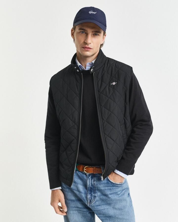 Gant Bodywarmer QUILTED WINDCHEATER VEST met wattering van gerecycled polyester - Foto 2